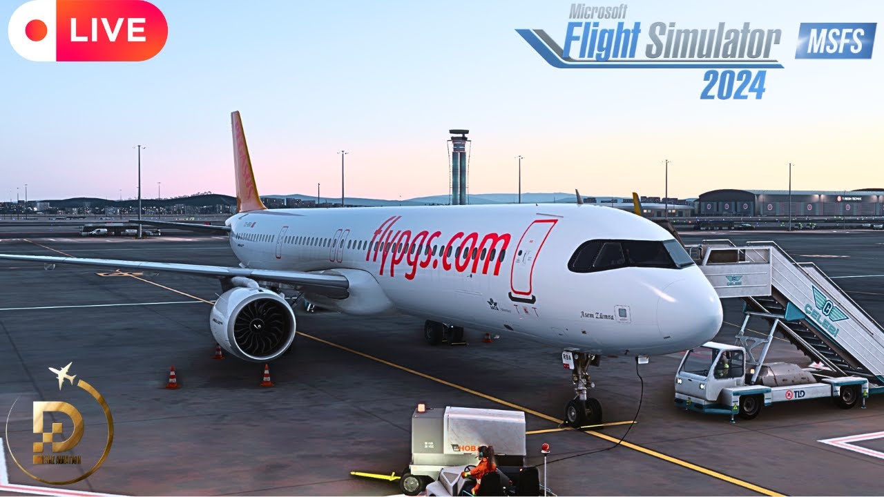 LIVE ✈️ FSLabs A321N | Realistic Airbus Flight from Istanbul to Skopje