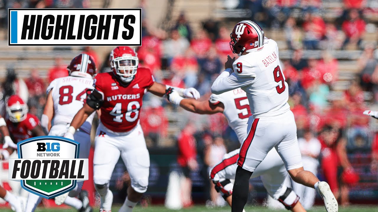 Indiana at Rutgers | Highlights | Big Ten Football  | Oct. 22, 2022