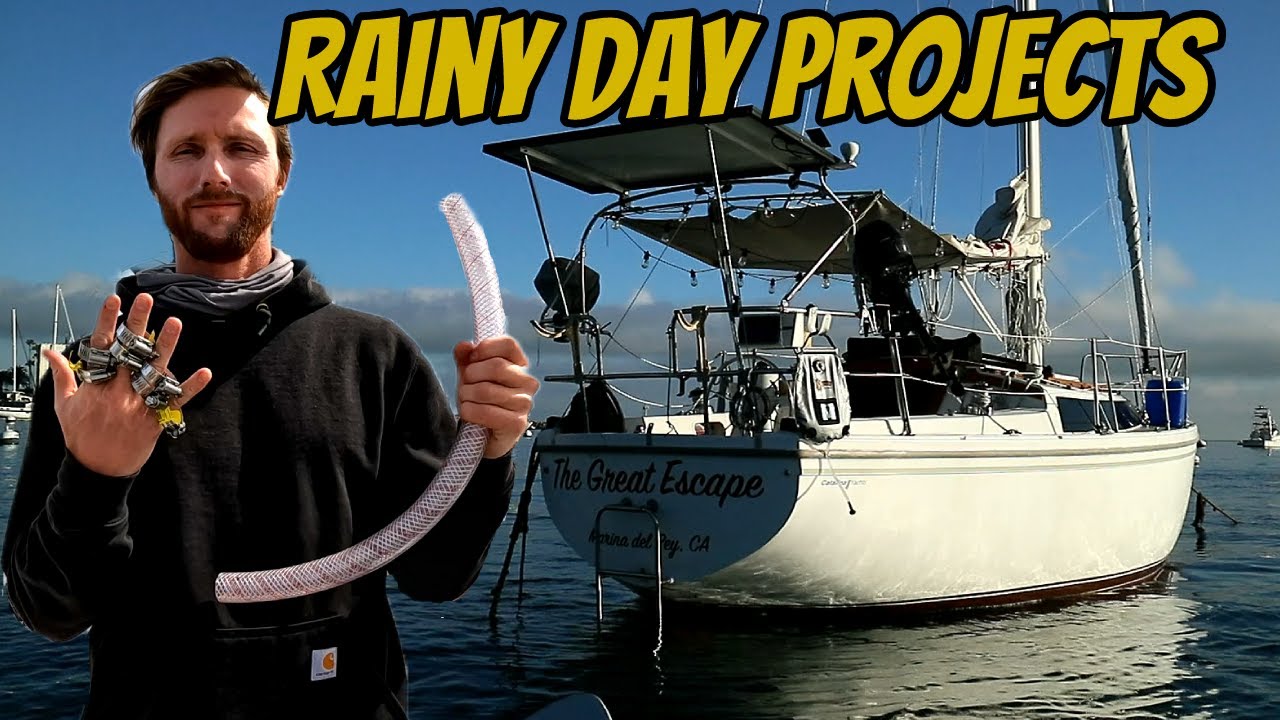 Rainy Day Life on a Catalina 30 Sailboat | Sailing Fujin S1E8