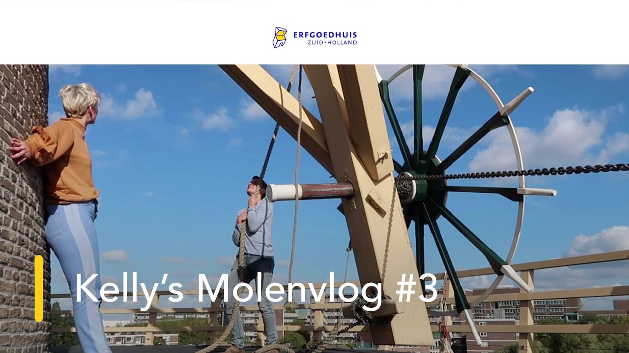 Kelly's molenvlog #3: Rob, Tygo en Bastiaan op De Palmboom in Schiedam