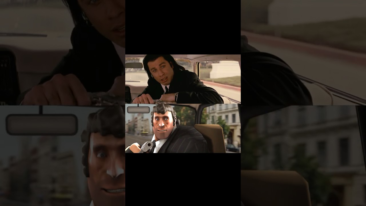 Pulp Fiction but it's TF2 #shorts #animation #memes