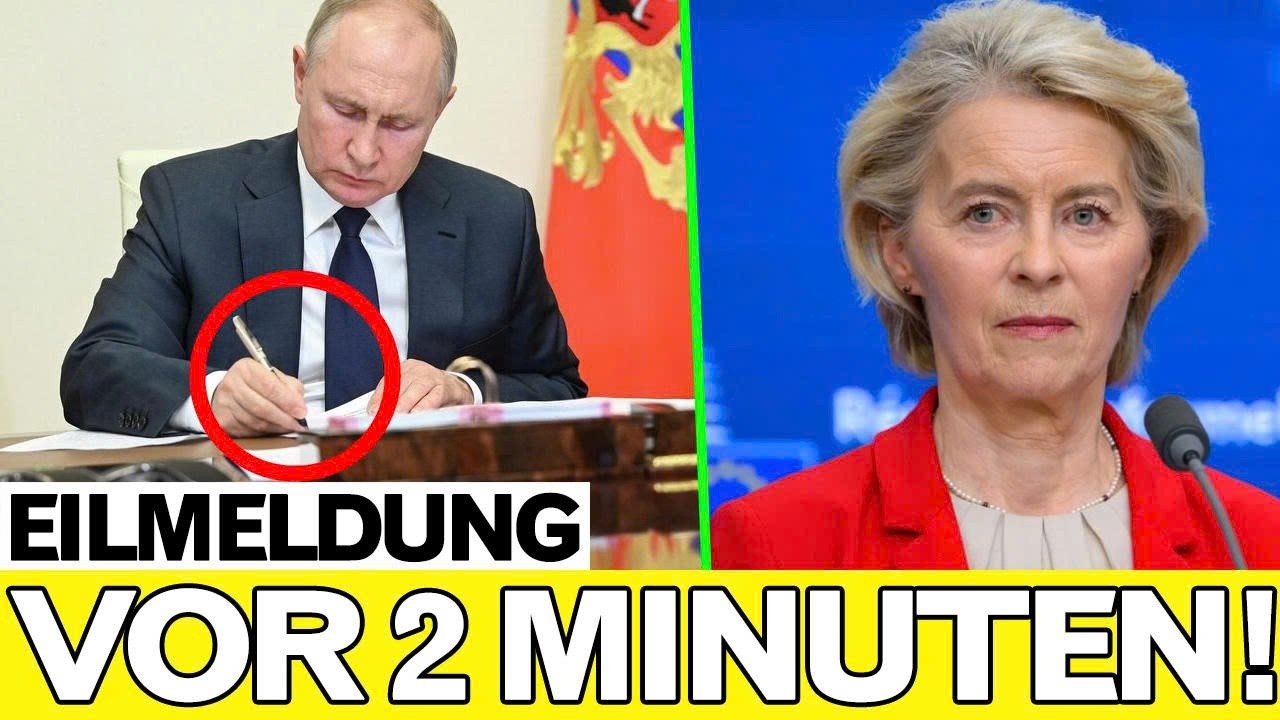 PUTINS HAMMERSCHLAG! Ein einziges Dekret enteignet ALLE EU-Firmen in Russland