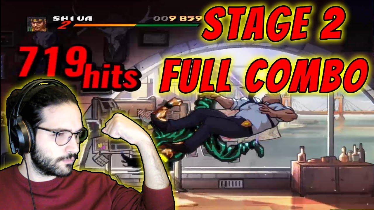 Streets of Rage 4 Shiva SoR3 Perfect Full Stage 2 Combo Mania ! V05