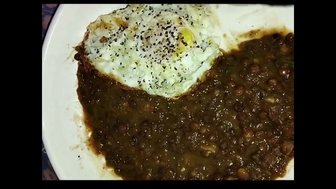 Dal with egg| 