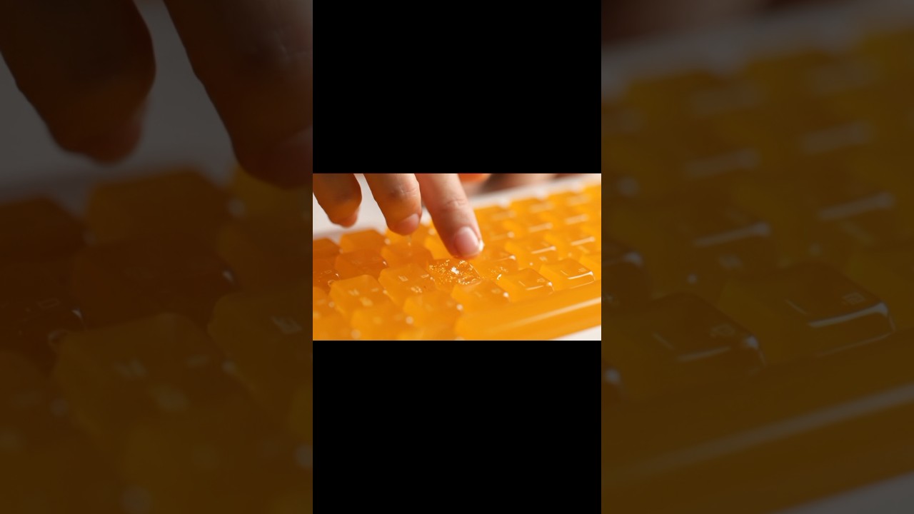 ASMR honey Keyboard #ASMR #video #short #asmrviral #ytgrowth #shorts #asmr #honey #keyboard #handkey
