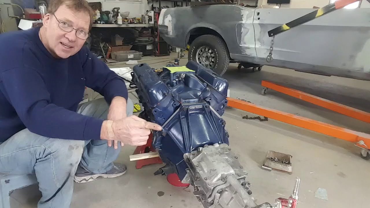 Part 3 - automatic to manual transmission conversion- installing the clutch and transmission.