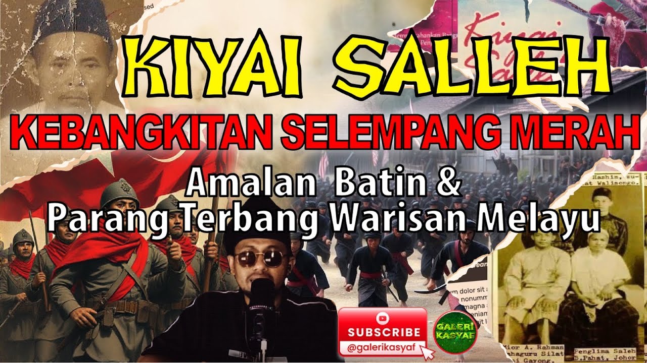 KIYAI SALLEH - Kebangkitan TENTERA SELEMPANG MERAH | Amalan Batin & Parang Terbang Warisan Melayu