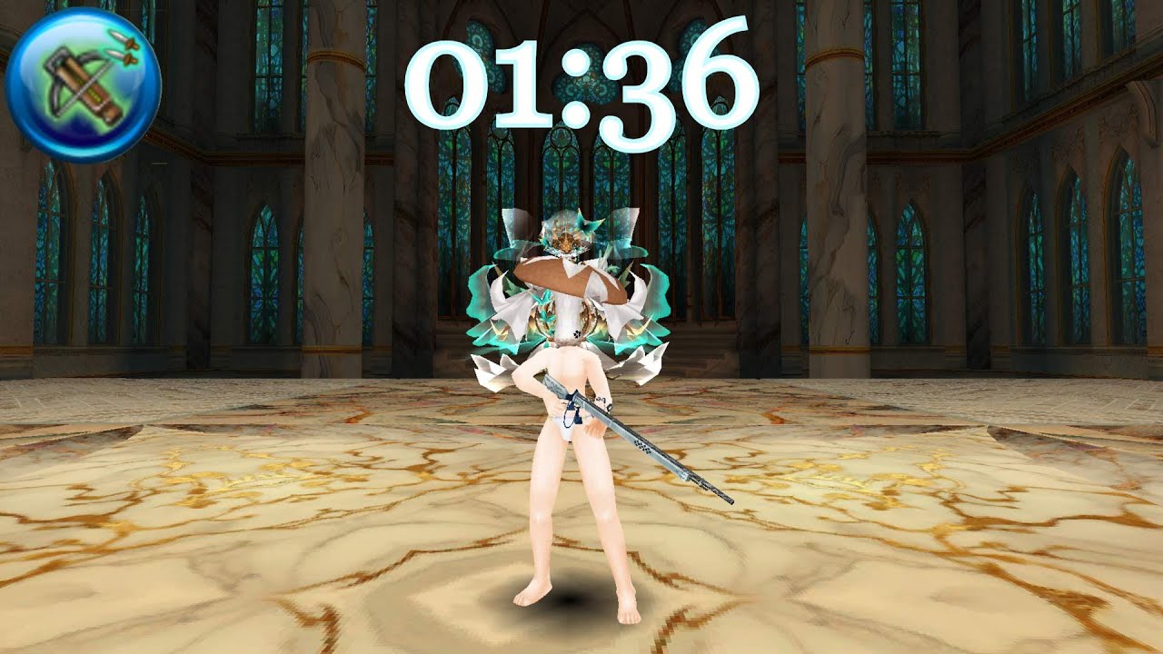 [Toram online] Bowgun vs Castilia (01:36) / Solo