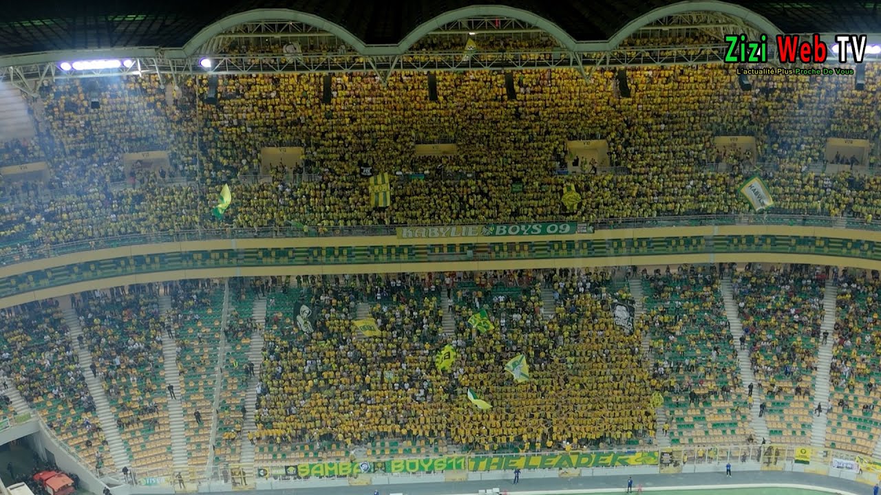 JSK – Magnifique Ambiance Avec Les Supporters Des Canaris Au Stade Hocine Ait Ahmed De Tizi-Ouzou …