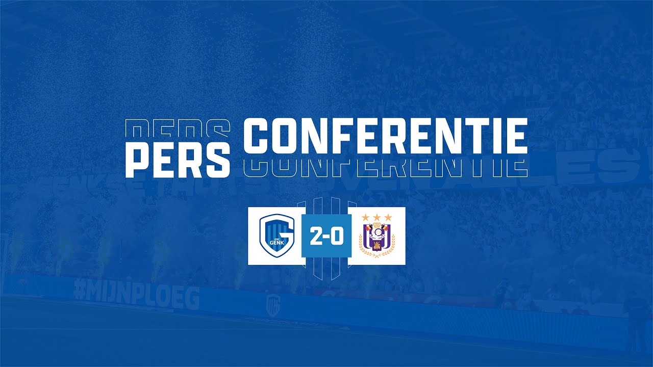 Persconferentie KRC Genk - Anderlecht // 22-12-2024