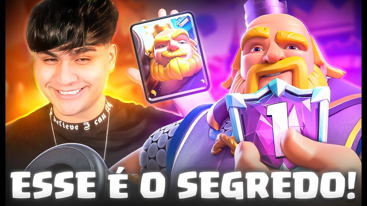 Revelei O SEGREDO... Como faço para ser o MELHOR jogador de GIGANTE REAL no CLASH ROYALE🌎🥇