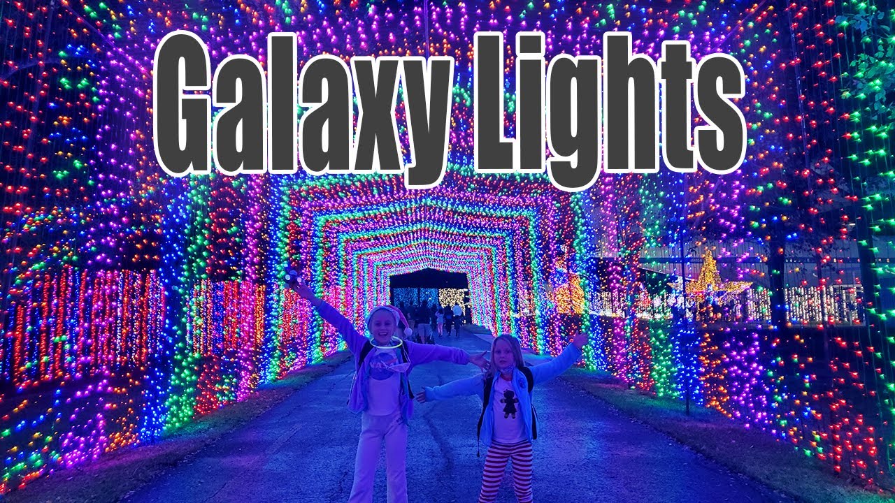 GALAXY LIGHTS AT THE SPACE CENTER | Space Center Houston | Johnson Space Center NASA | Holiday 2021