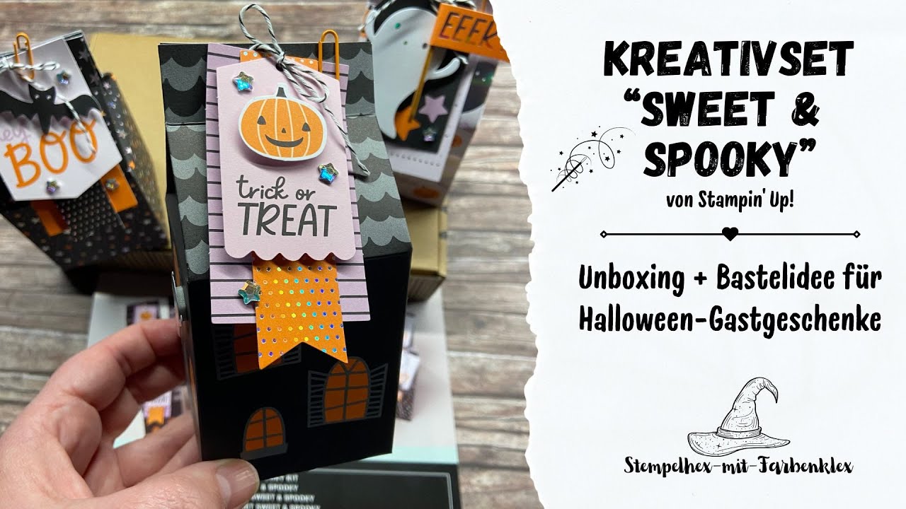 🎃 DIY Halloween-Boxen basteln mit dem Kreativset „Sweet & Spooky“ | Stampin’ Up! Anleitung