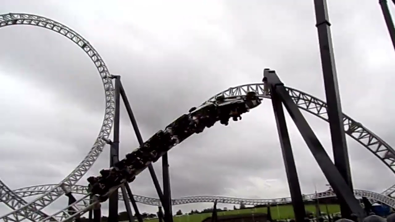 Sik Intamin Multi Inversion Coaster Offride @ Flamingo Land 2023 (7)