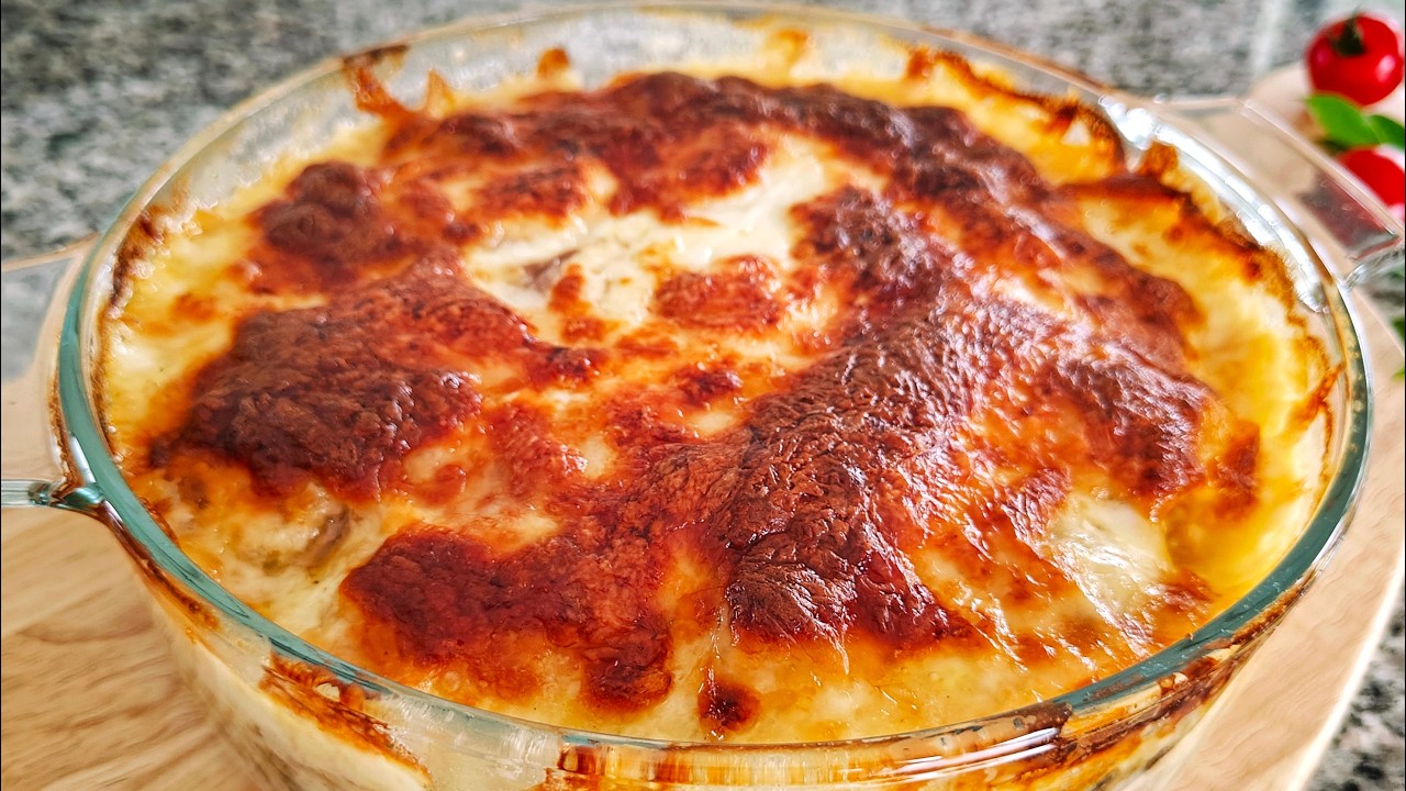 Cheesy Meatball Potato Casserole | Cozy Ground Beef Dinner