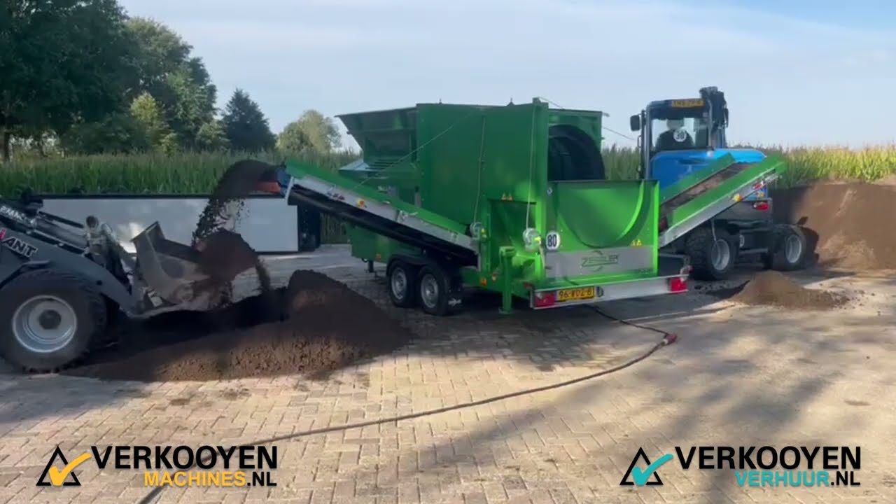 Zemmler MS1600 | Compacte zeef - dubbele trommel Verkooyen