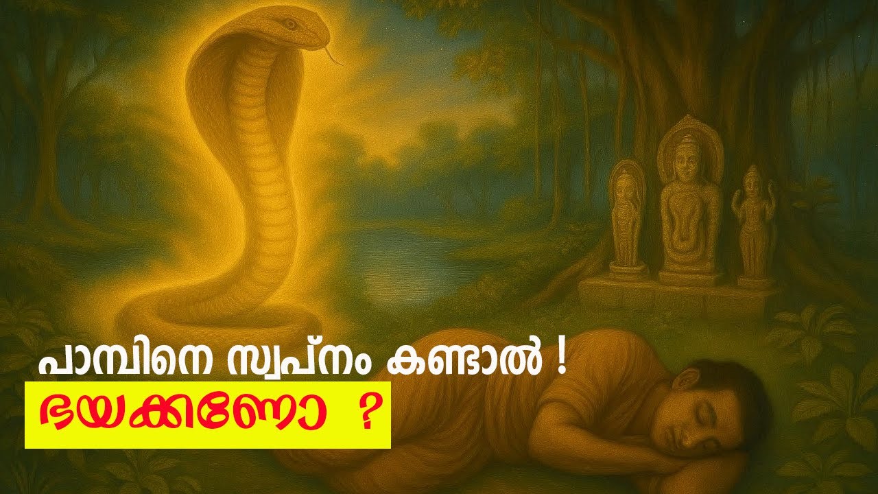 പാമ്പിനെ സ്വപ്നം കണ്ടാൽ ! ഭയക്കണോ ? PAMPINE SWAPNAM KANDAAL