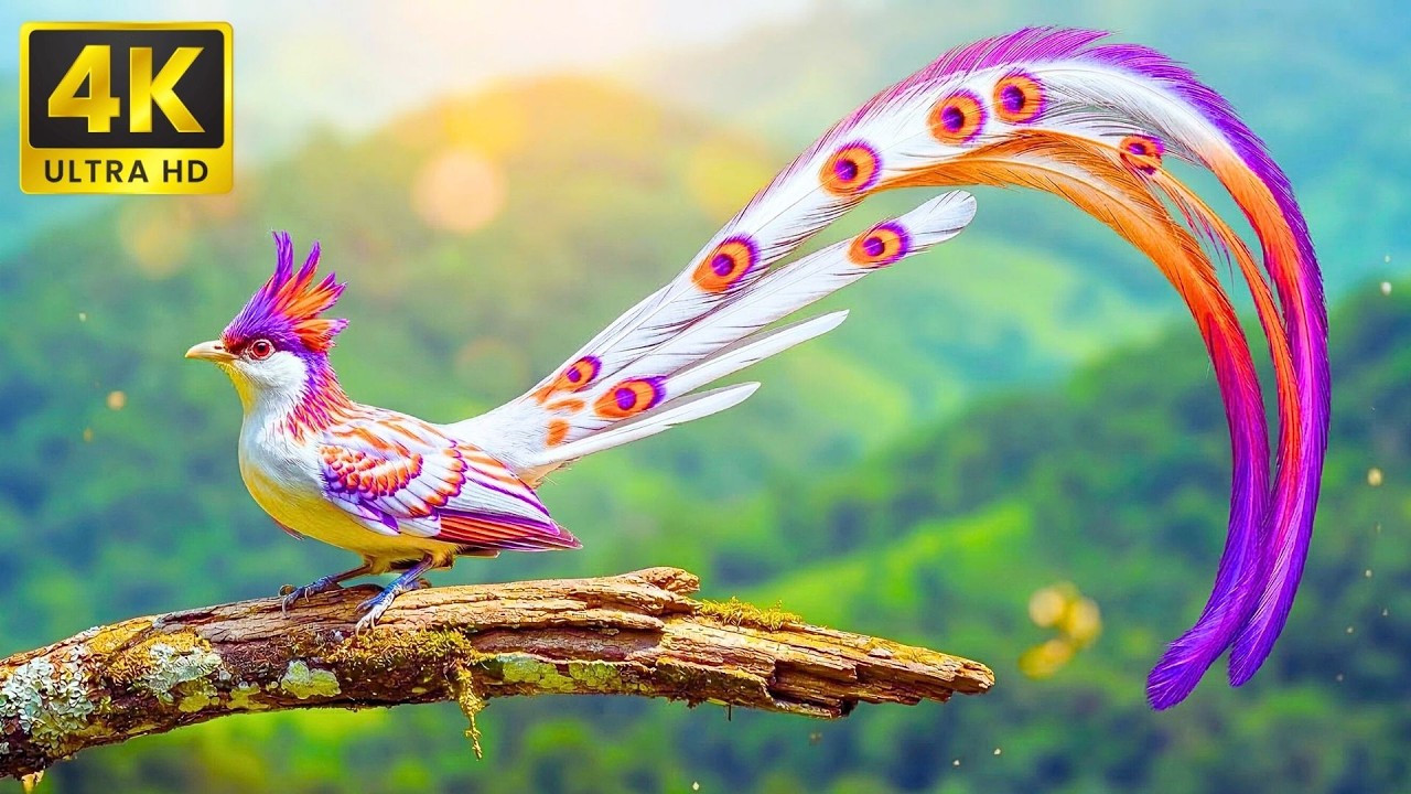 🌿🕊️ Soft, Warm & Beautiful Bird Feathers | Pure Nature 4K ASMR 🎶