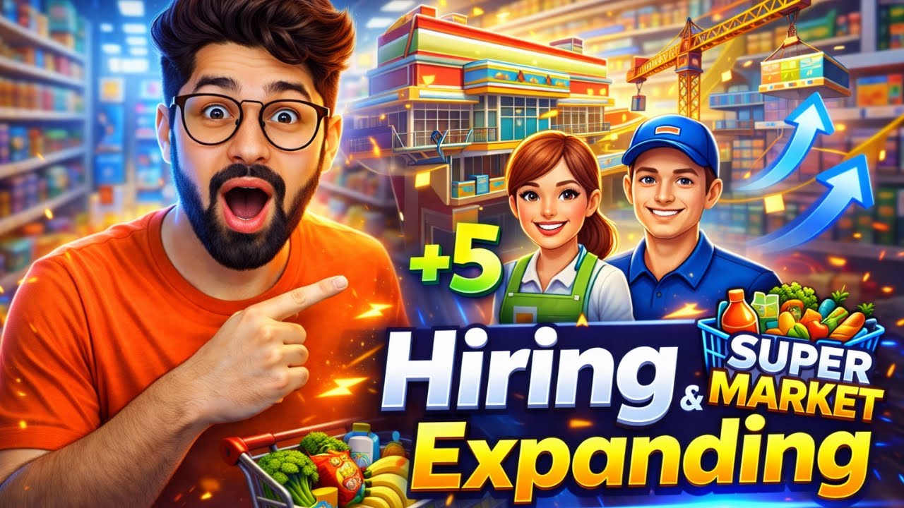 Hiring Staff & Expanding My Store 😱 | Super Market Simulator LIVE