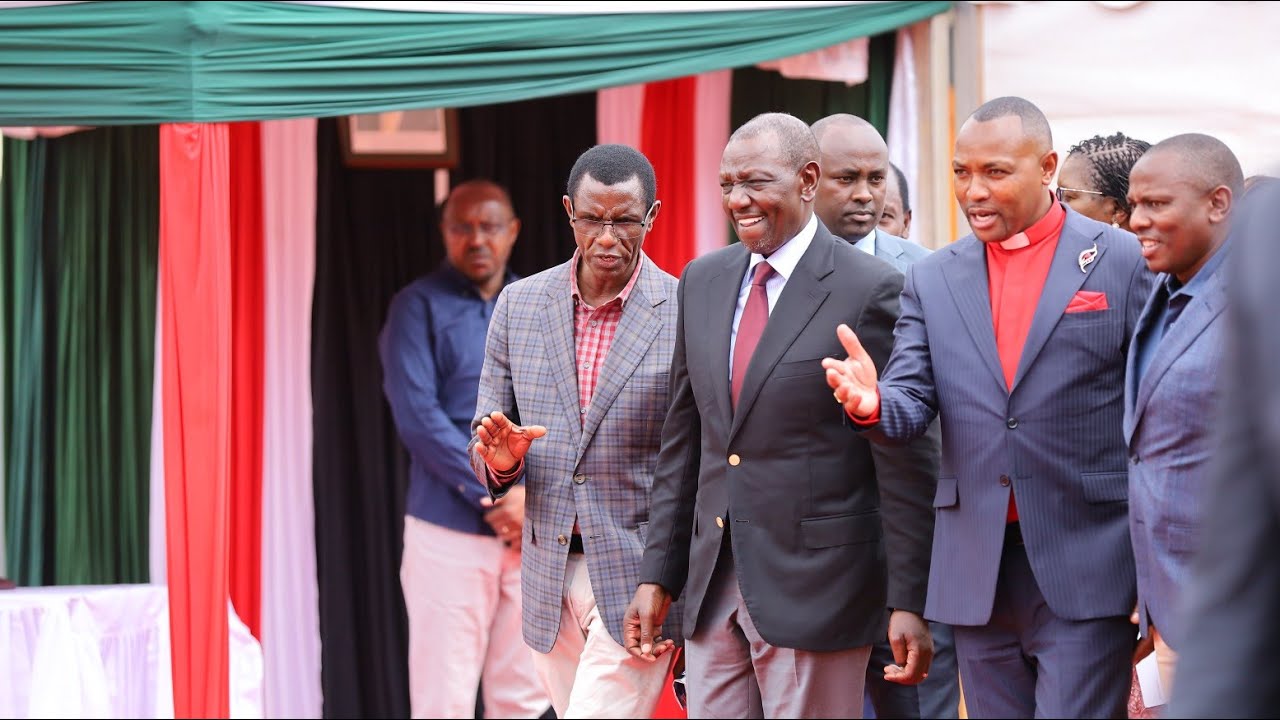 Cheers & Ululations as President William Ruto Arrives at JCM Church | Bishop Ben Leads the Welcome