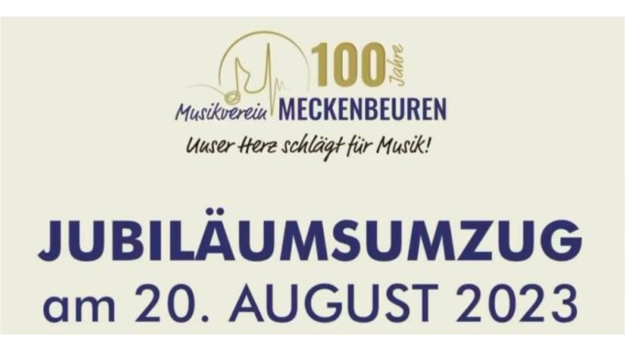 Jubiläumsumzug der MK Meckenbeuren war ein voller Erfolg
