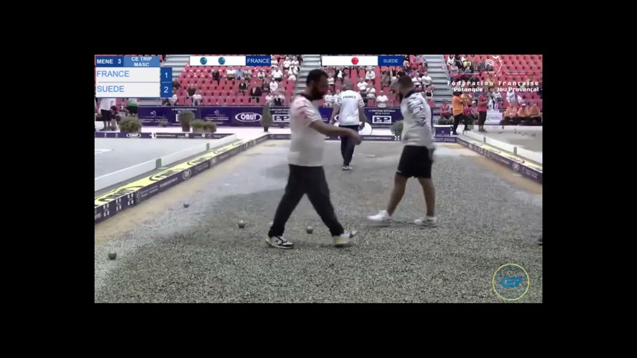 France vs Suede, Euro Petanque 2023