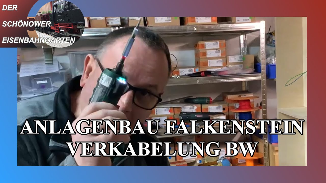 Märklin C Gleis Modelleisenbahn kompletter Anlagenbau Falkenstein Folge 17 das BW wird verkabelt