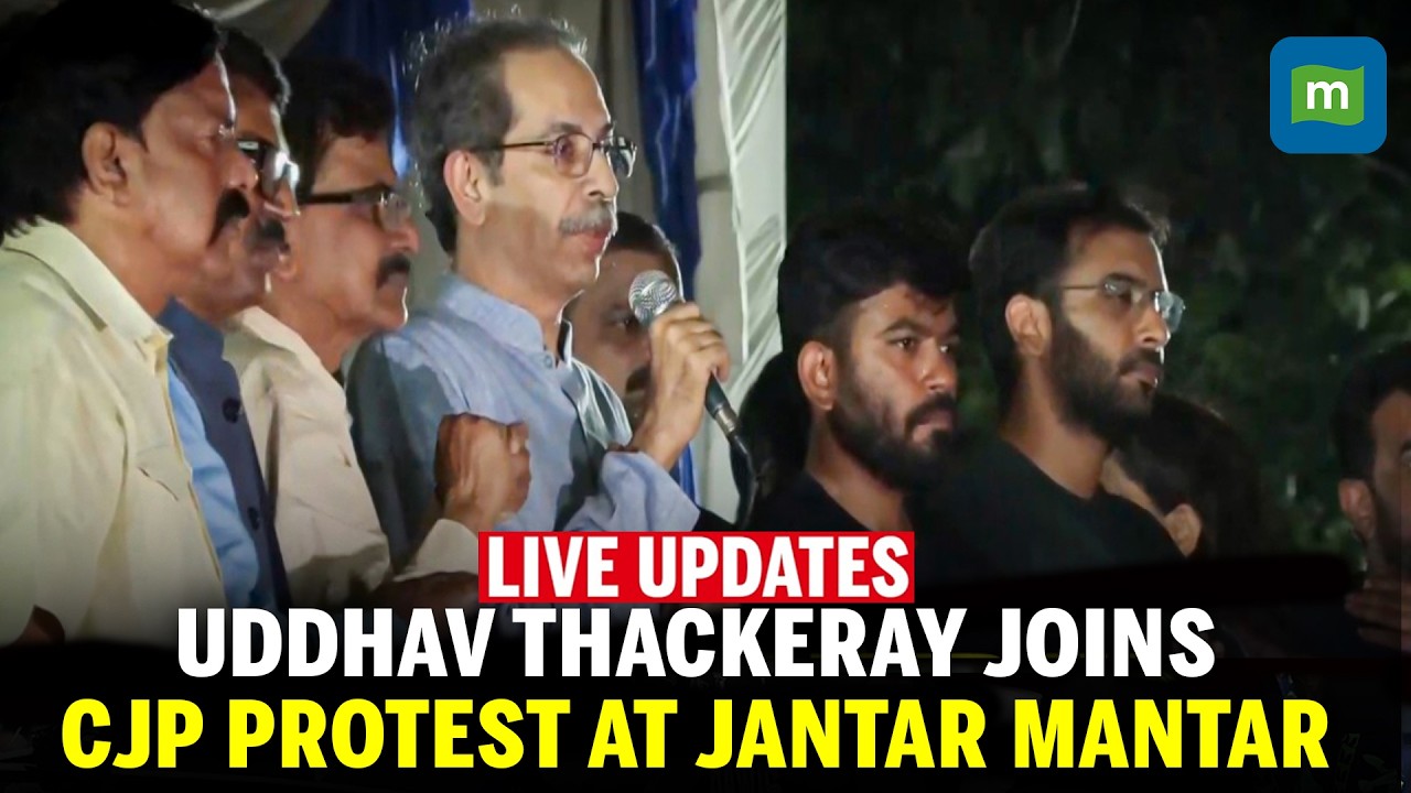 🔴 LIVE: Uddhav Thackeray Joins CJP Protest at Jantar Mantar | Sonam Wangchuk | Delhi Protest LIVE