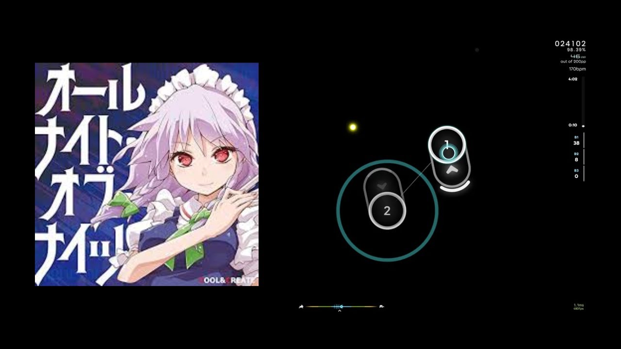 Night of Knights | N a s y a's Insane 4.62* | OSU! | S 99.27% FC