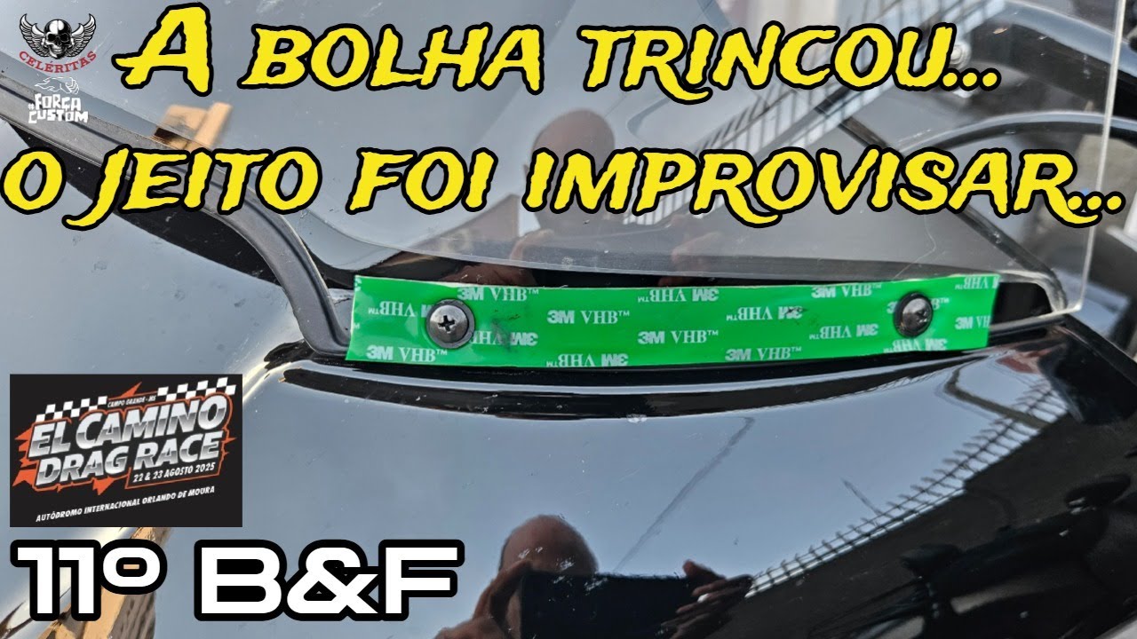 Deu ruim na bolha, durante nosso retorno! 11º Bate e Fica EL CAMINO DRAG RACE dia 4
