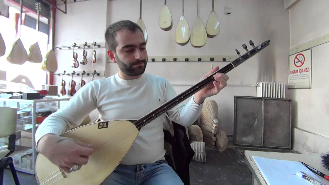 koçhisarlı yusuf köse candan ileri alıcı saz evi 41 lik kısa sap bağlama