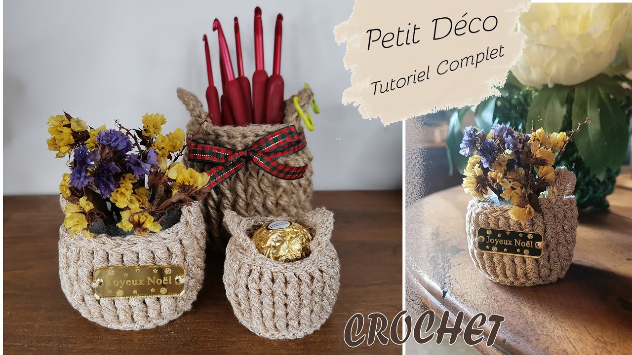 🎁 Petite Déco à Offrir pour les Fêtes ✨ | Tutoriel Crochet Facile