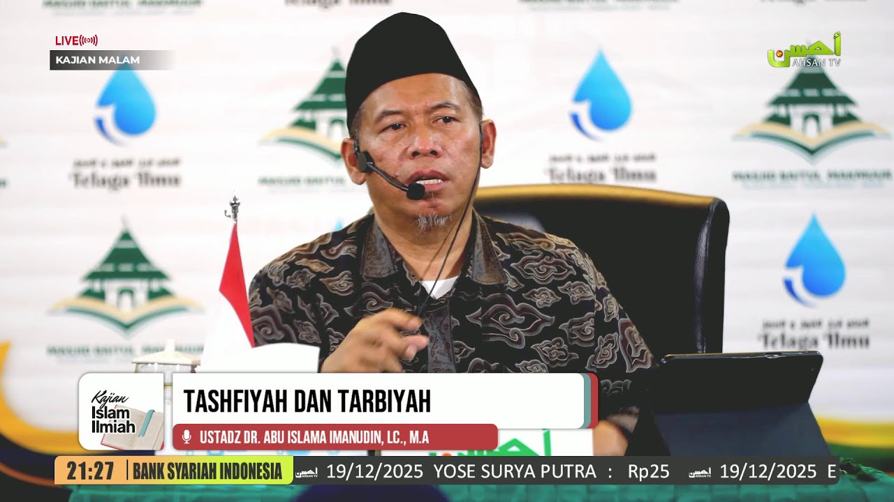 Tashfiyah dan Tarbiyah | Ustadz Dr. Abu Islama Imanudin, Lc., M.A.