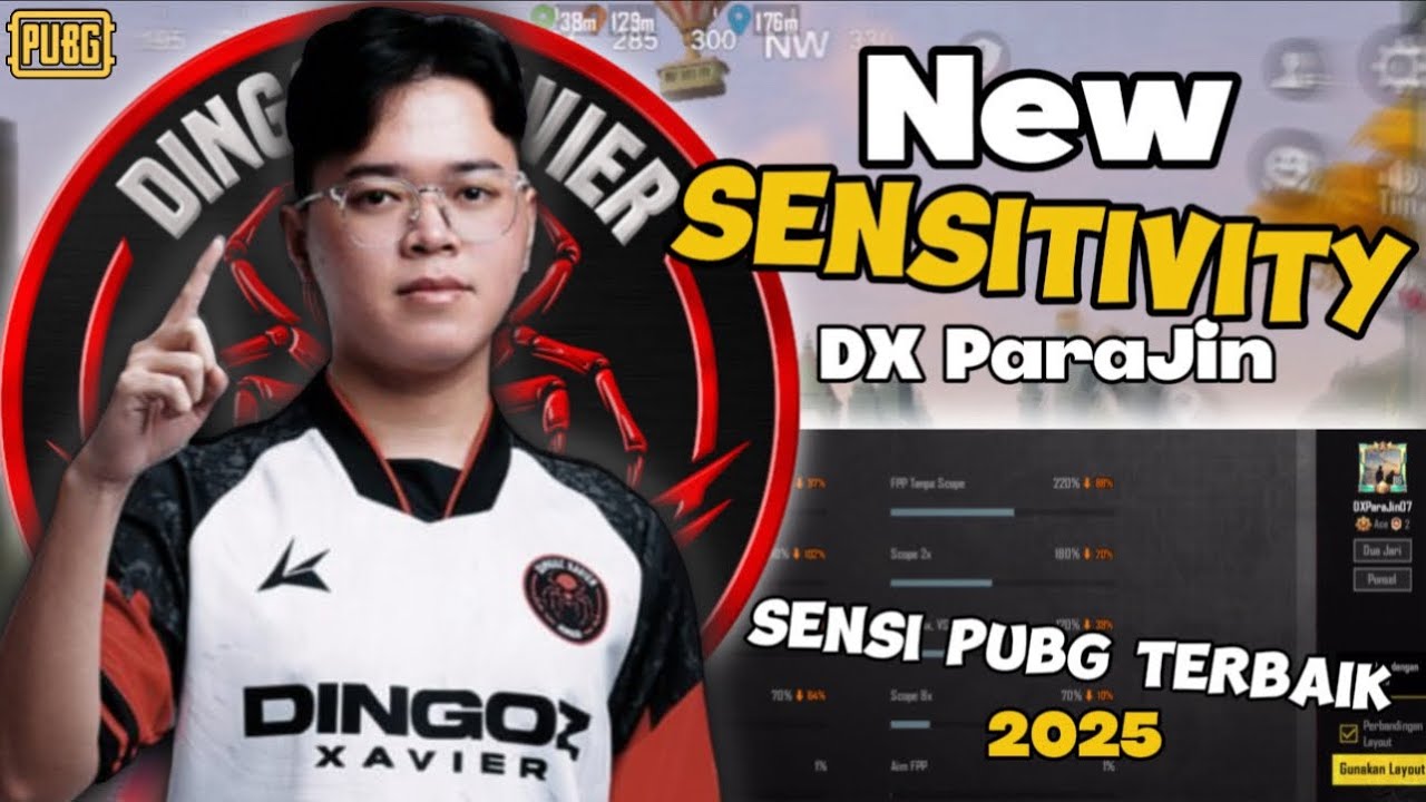 NEW SENSITIVITY DX ParaJin 2025  | SENSI PUBG MOBILE TERBAIK | SENSI PRO PLAYER