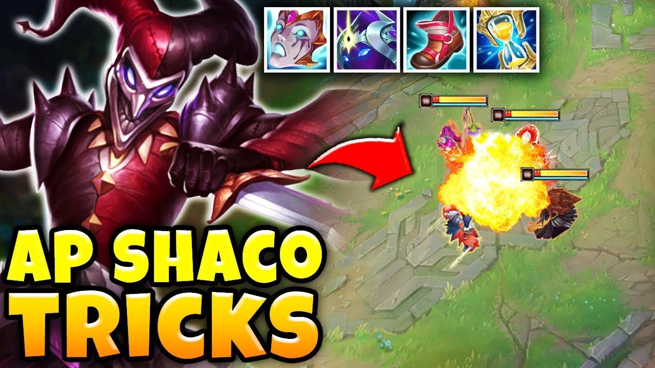 Ap Shaco jungle pro builds, Low elo league of legends gameplay