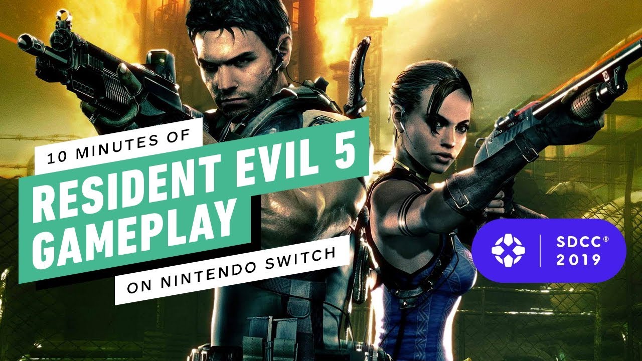 10 Minutes of Resident Evil 5 Gameplay on Nintendo Switch - Comic Con 2019