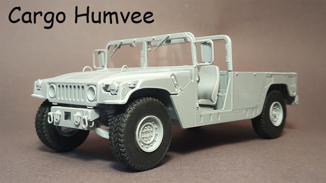 CARGO Humvee. Scale Model Kit Humvee M1097A2 in 1/35 from ICM p.1