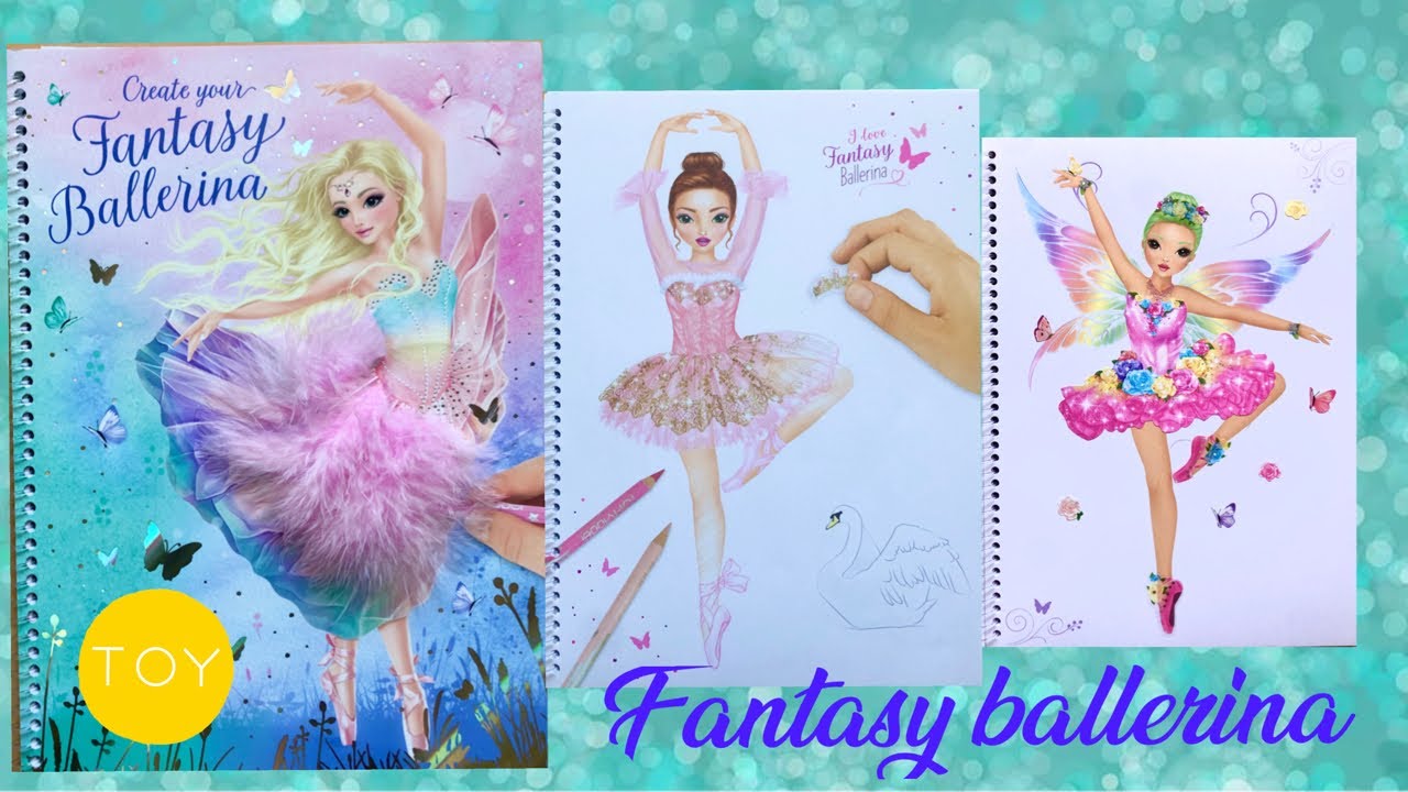 Ballerina dressup sticker....Fantasy model Ballerina...