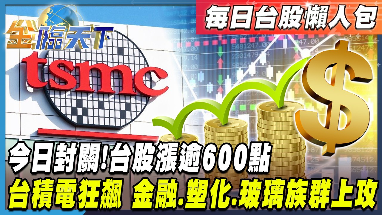 【每日台股懶人包】今日封關！台股漲逾600點 台積電狂飆撐盤 金融.塑化.玻璃族群上攻｜#金臨天下 #台股懶人包 #劉育瑄 #翁偉捷 20260211