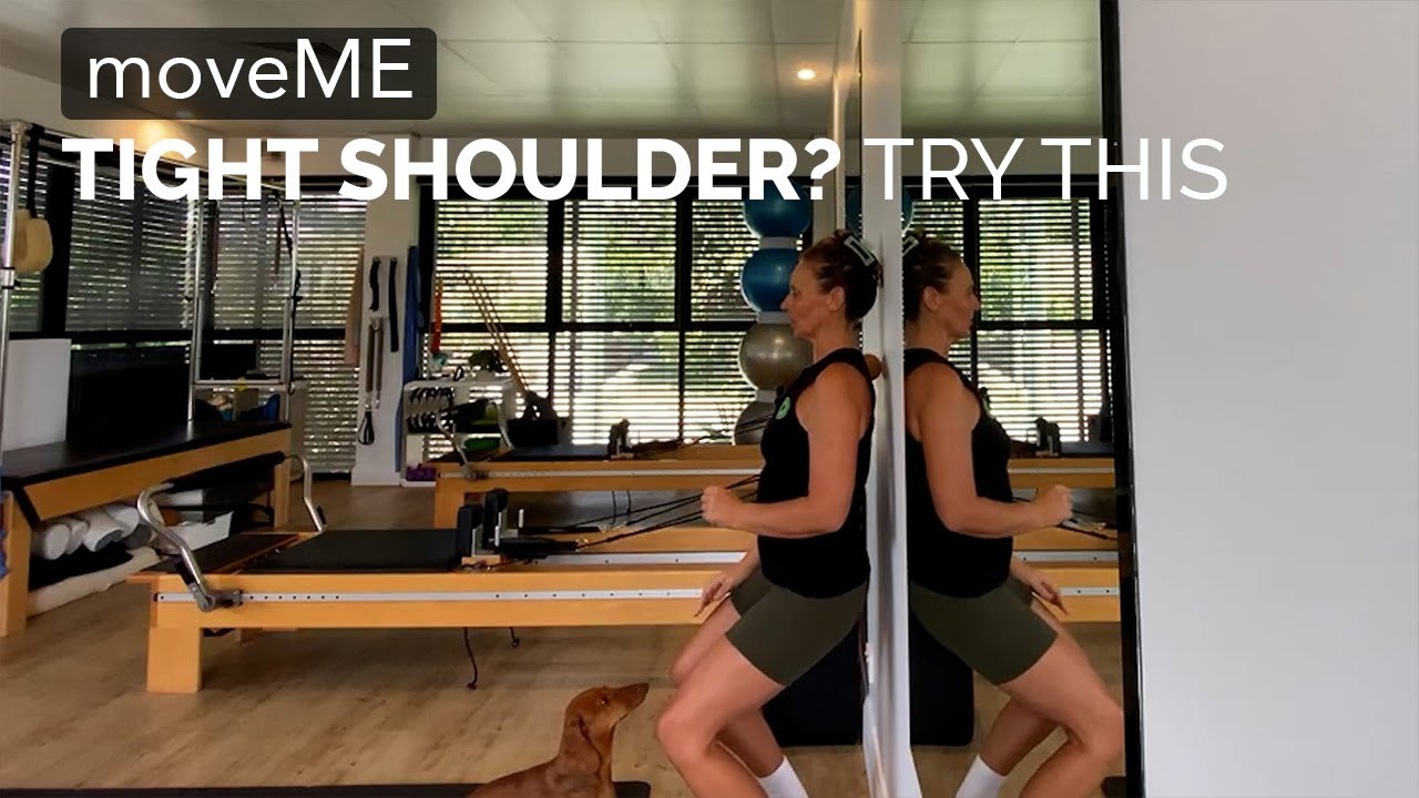 Tight shoulder? Try This Tennis Ball Wall Release
