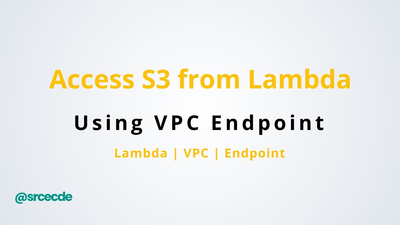 Access S3 from lambda within VPC using VPC Endpoint - Lambda with EFS