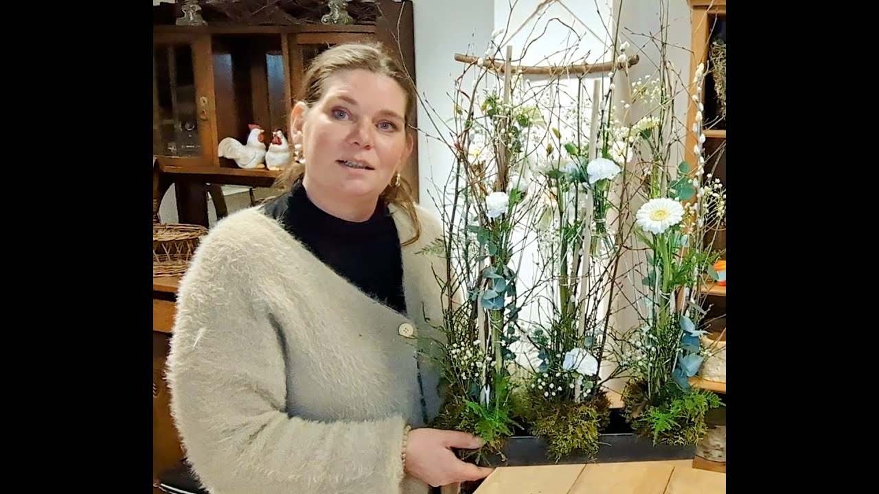 DIY Bloemschik Tutorial | Voorjaarsstuk Luchtige Lente