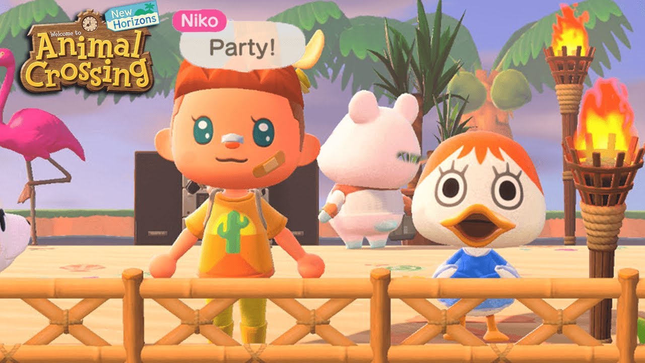 I Took My Villagers to an EPIC BEACH PARTY...