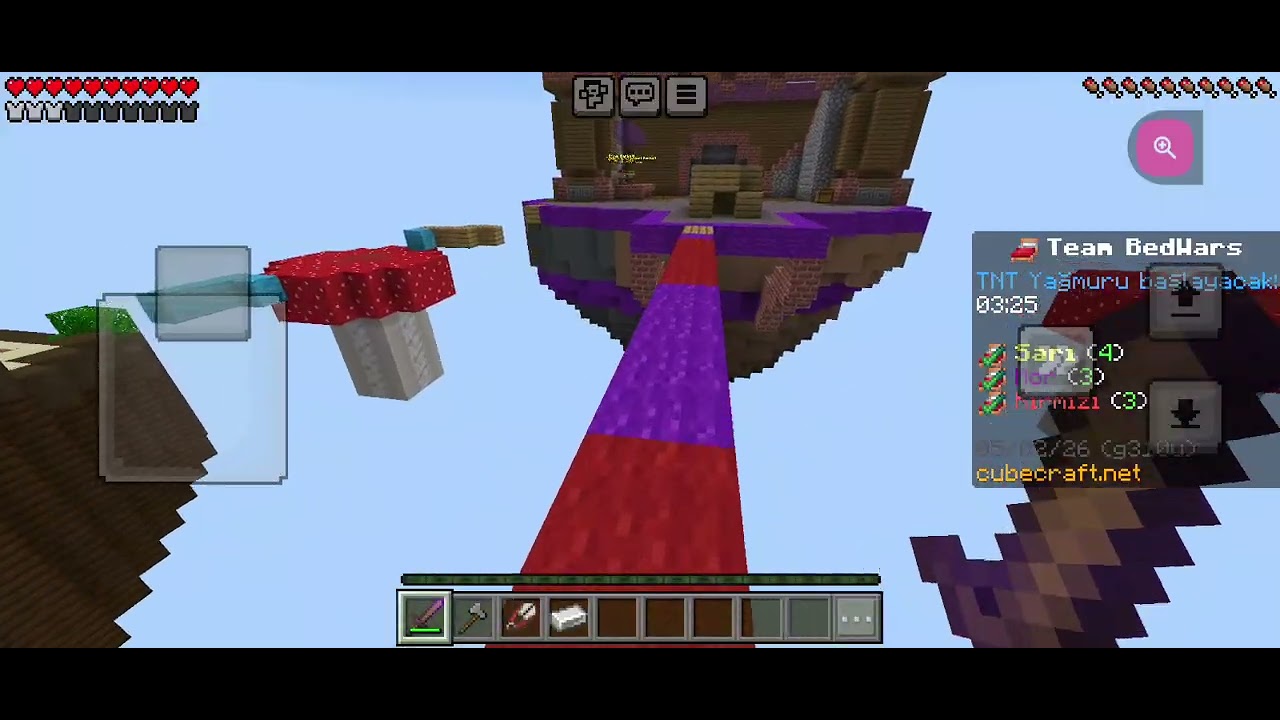 Minecraft mini game bedwars 2.bölüm