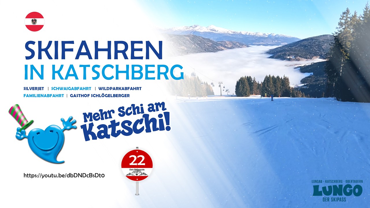Katschberg (Aineck) - Piste 22 (rot) - Schwaigabfahrt