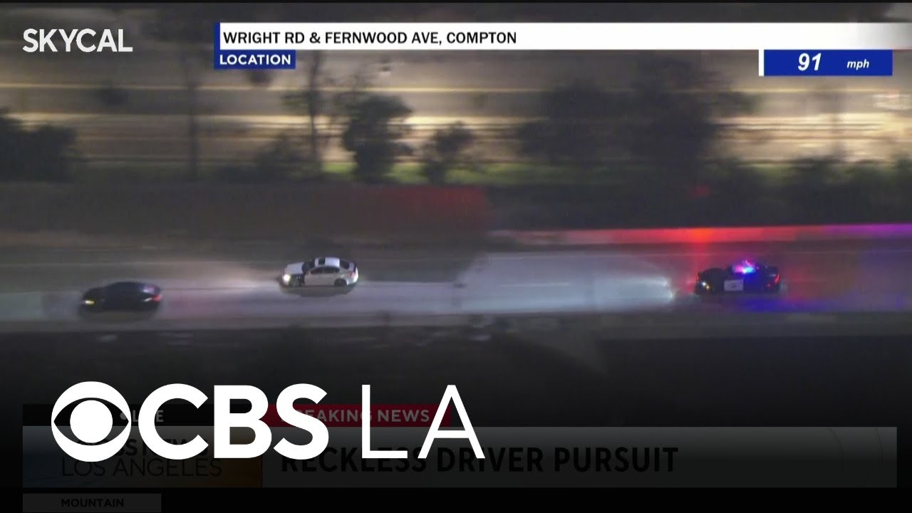 Reckless driver arrested after high speed pursuit in East Los Angeles