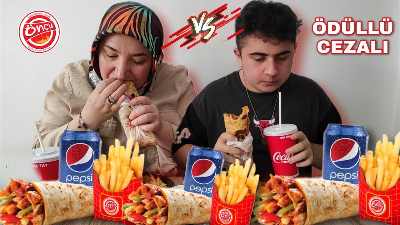 HATAY USULÜ DÜRÜM DÖNER HIZLI YEME CHALLENGE (500TL ÖDÜLLÜ)