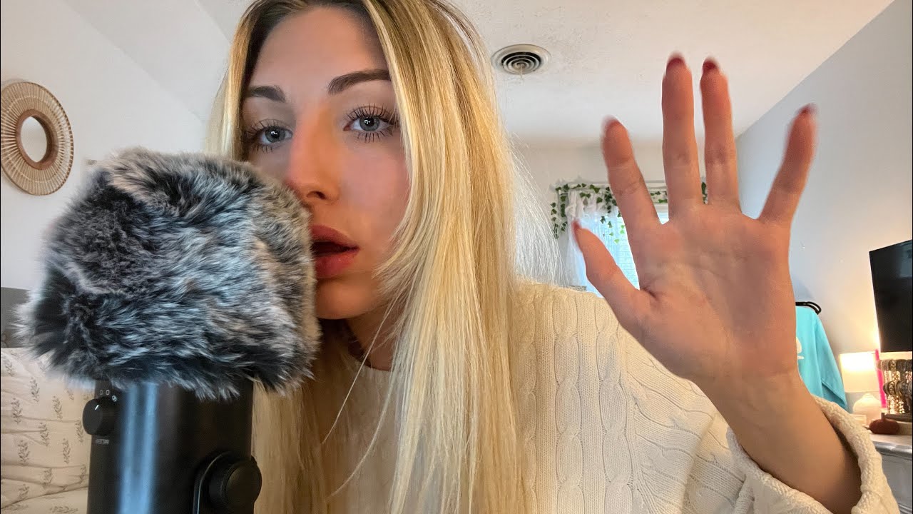 ASMR Mouth Sounds & Hand Movements🤫☮️