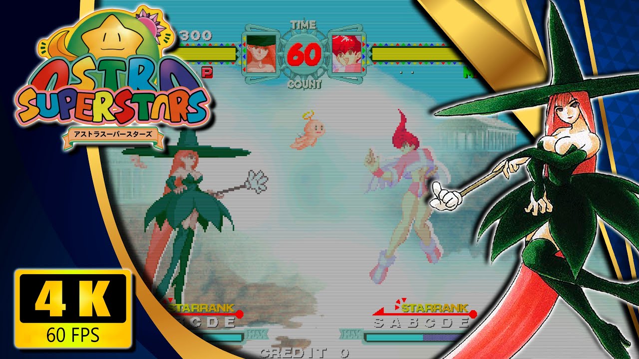 Astra Superstars (Arcade) 【Longplay】