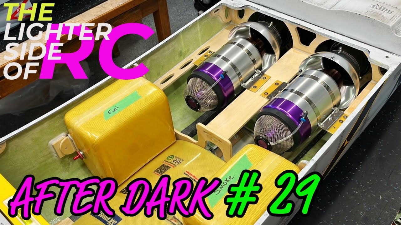 Skymaster F4 phantom XICOY 195’s engine run up. The Lighter Side Of RC After Dark is live!